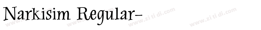 Narkisim Regular字体转换